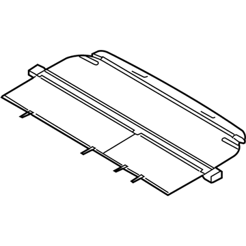 Kia 859101F100WK Trim Assembly-Covering Shelf