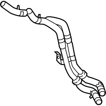 Kia Optima Oil Cooler Hose - 254702GGA5