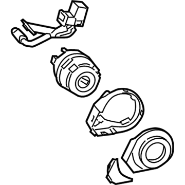 Kia Forte Koup Ignition Lock Assembly - 819001MA00