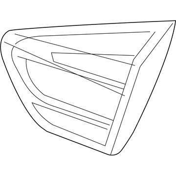 Kia 924301W200 Lens & Housing-Rear Combination Inside