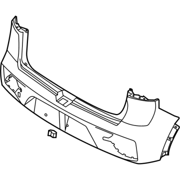 Kia 86610Q4050 Rear Bumper Upper Cover