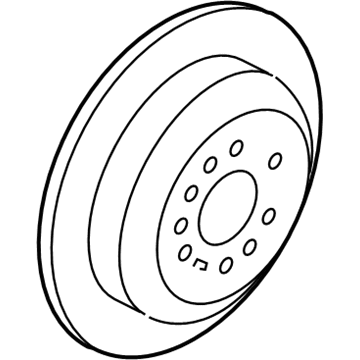 Kia 584112J000 Disc-Rear Brake