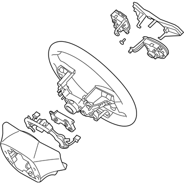 Kia 56100A8210WK Steering Wheel Assembly