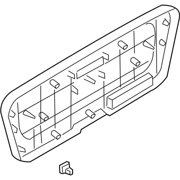 Kia 0K34C68960BT Trim Assembly-LIFTGATE,Lower