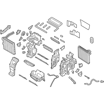 Kia 97205A7080 Heater & EVAPORATOR