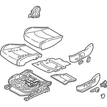 Kia 88100M7100B4Y Cushion Assembly-Fr Seat