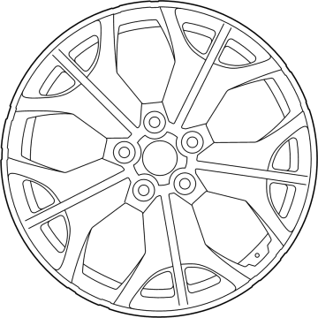 Kia 52910Q5220 Wheel Assembly-Aluminium