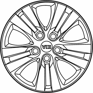 Kia 52970K0000 Wheel Hub Cap Assembly