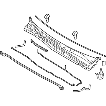 Kia 861503T000 Cover Assembly-Cowl Top