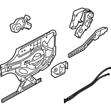 Kia 834803F010 Module Assembly-Rear Door,RH