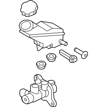 Kia Brake Master Cylinder Reservoir - 58510C5070