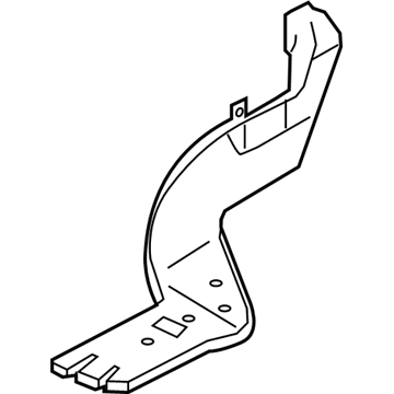 Kia 973704C010 Duct-Rear Heating RH