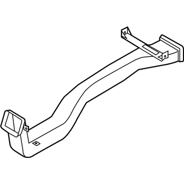 Kia 970104C000 Duct Assembly-Rear Air Ventilator