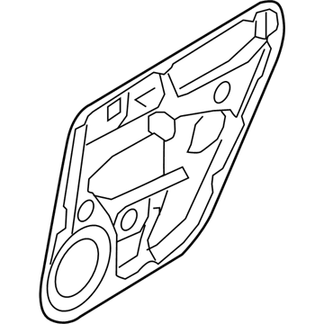 Kia 834011D010 Regulator Assembly-Rear Door