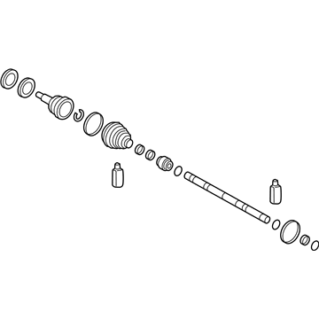 Kia 49526H9200 Joint & Shaft Kit-Front