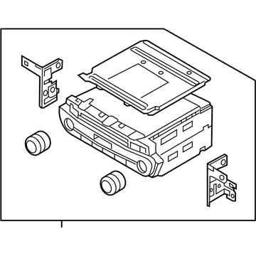 Kia 965603TAD0KCA Head Unit Assembly-Avn