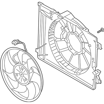 Kia K900 Fan Blade - 25380D2000