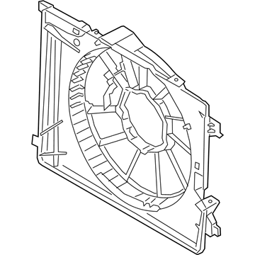 Kia 25350D2000 SHROUD-Radiator