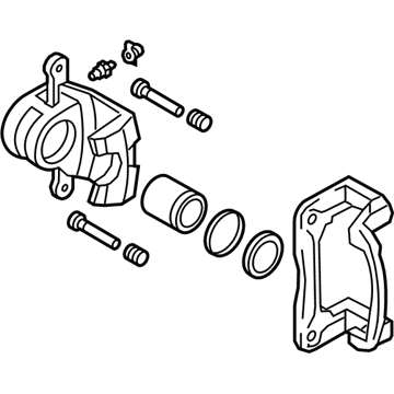 2011 Kia Sorento Brake Caliper - 583100WA00