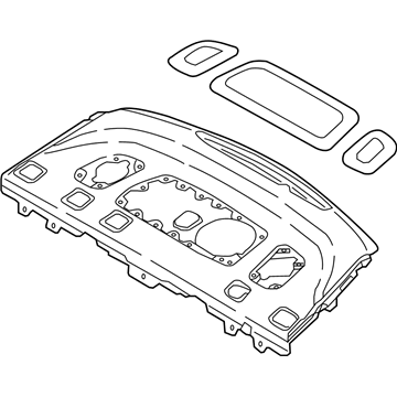 Kia 85610F6630YBR Trim Assembly-Package Tray