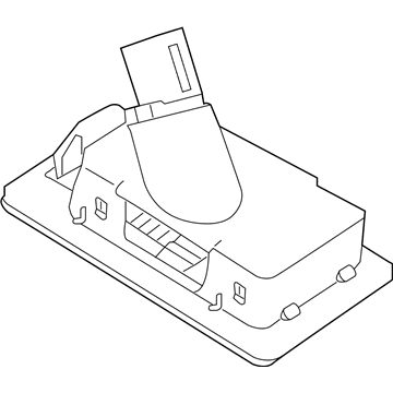 Kia 925011M400 Lamp Assembly-License Plate