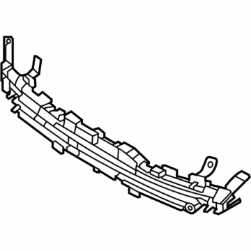 Kia 86532P2000 Cr Piece-Bumper GRIL