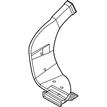 Kia 97370Q5000 Duct-Rear Heating,RH