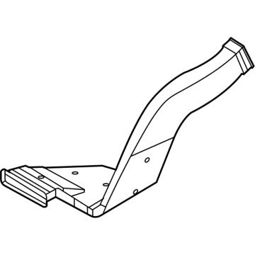 Kia 97360Q5000 Duct-Rear Heating,LH