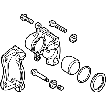 Kia 58180B2A30 Caliper Kit-Front Brake