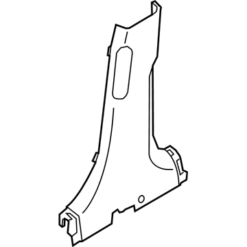 Kia 858353W100WK Trim Assembly-Center Pillar