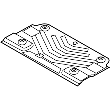 Kia 287963W500 Protector-Heat Rear