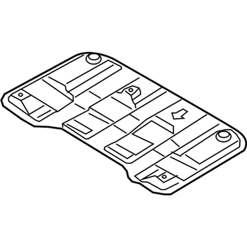 Kia 28795G2100 Panel-Heat Protector