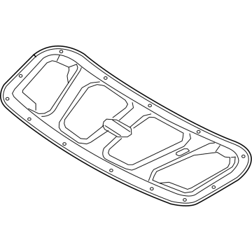 Kia 81125R5000 Pad-Hood Insulating