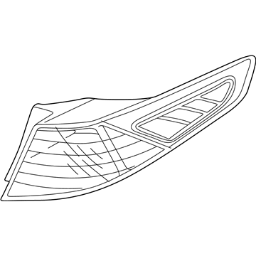 Kia 924122T520 Lens & Housing-Rear Combination Outside