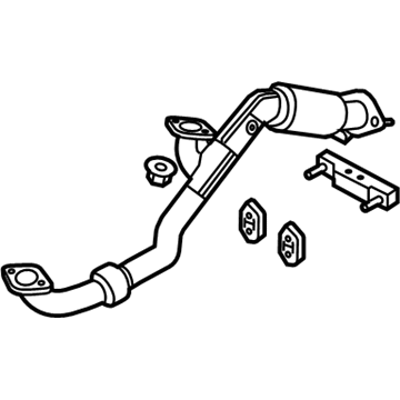 2009 Kia Sorento Exhaust Pipe - 286101U100