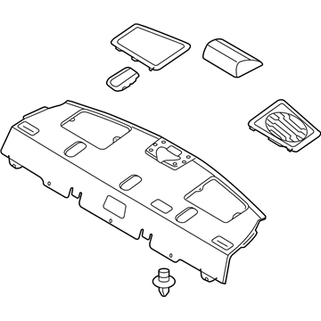 Kia 856101G301RU Trim Assembly-Package Tray