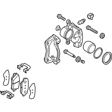 Kia 58130B2000 Front Brake Assembly, Right