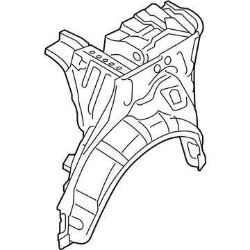 Kia 716201M030 Panel Assembly-Quarter Inner L