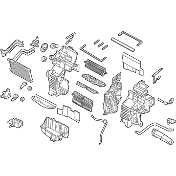 Kia 97205A9110 Heater & EVAPORATOR