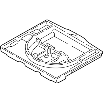 Kia 85725D9000WK Tray Assembly-Luggage Floor