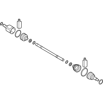 Kia Niro EV Axle Shaft - 49500Q4000