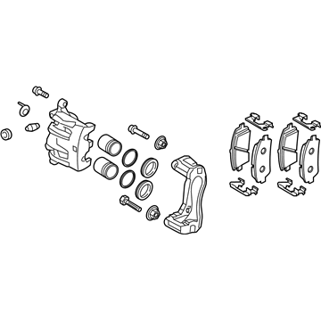 Kia 58130S9000 Front Brake Assembly, Right