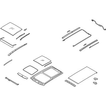 Kia 81600P2000GYT Panorama Roof Assembly