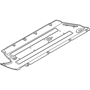 Kia 84217K0001 Under Cover Assembly,LH