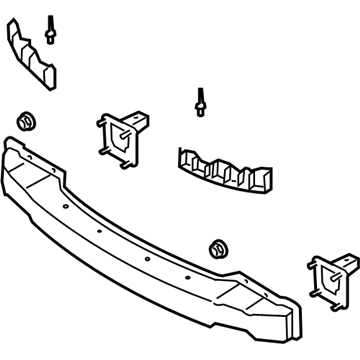 Kia 0K2S150070 Reinforcement Assembly-Front Bumper