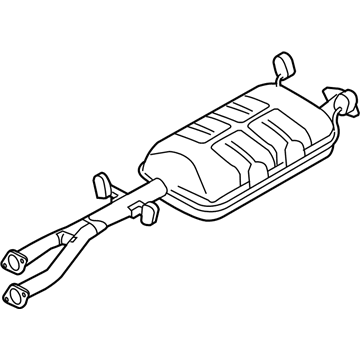 2010 Kia Borrego Exhaust Pipe - 287002J100