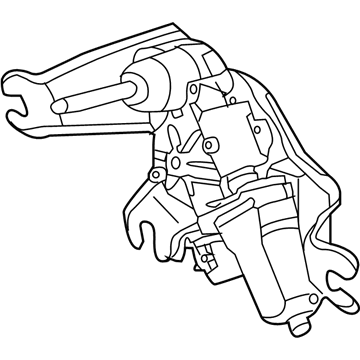 Kia 98710B2000 Rear Wiper Motor Assembly