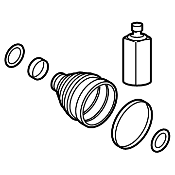 Kia 495L5M7200 Boot Kit-Fr Axle DIF