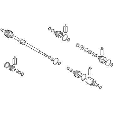 2022 Kia Forte Axle Shaft - 49501M7300