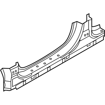 Kia 71322C6D00 Panel-Side SILL Outer